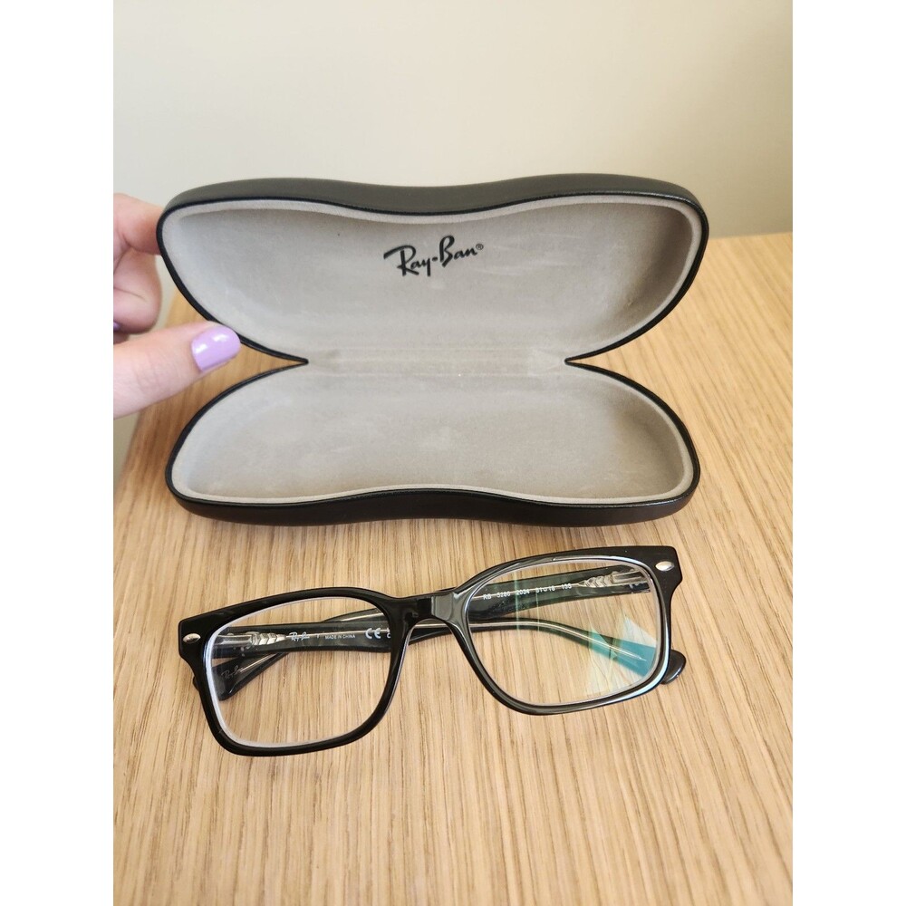 Ray-Ban Eyeglasses Black Frames w/ Case RB 5286